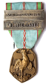 Памятная медаль войны 1939-1945 годов с планками «MER DU NORD» и «MÉDITERRANÉE». Аверс