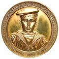 Золотая медаль в честь Джона Корнуэлла. Золото, диаметр 64 мм.