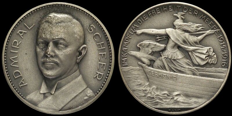 Файл:Medal commemorating Admiral Reinhard Scheer.jpg