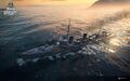 Эсминец того же типа IJN Minekaze в игре World of Warships