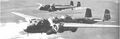 Бомбардировщики Mitsubishi G3M в полёте