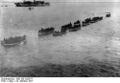 Высадка первых немецких войск на остров Эзель. 12 октября 1917 года.