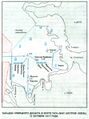 Схема высадки немецкого десанта в бухте Тагала-Лахт. 12 октября 1917 года.