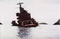 Крейсер «Мурманск» в затопленном состоянии у берегов Норвегии, 2006-2007 годы.