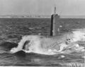 USS Nautilus в море. 1955 г.