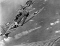 Полет двух пикирующих бомбардировщиков Douglas SBD Dauntless в ходе битвы за Мидуэй