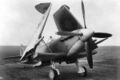Двойное складывание крыла палубного истребителя Supermarine Seafire Mk.III