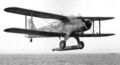 Сброс торпеды с торпедоносца Fairey Albacore