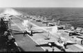 Истребители Hakwer Sea Hawk на палубе авианосца HMS Eagle (1946)