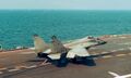 МиГ-29 Совершил посадку на палубу тяжелого авианесущего крейсера "Адмирал флота Советского Союза Кузнецов"