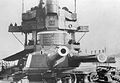 Линейный крейсер HMS New Zealand в Кронштадте. Позади русский крейсер «Баян». 1914 г.