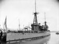 Линейный крейсер HMS New Zealand в ходе визита на Родину, 1913 г.