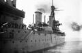305-мм башня правого борта линейного крейсера HMS New Zealand.