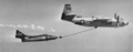 Дозаправка Grumman F-9 Cougar от AJ-1 из эскадрильи VAH-5