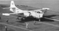 AJ-1 из эскадрильи VAH-11 на палубе авианосца USS Saratoga (1955)