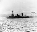 Northampton входит в гавань Перл-Харбора, 8 декабря 1941 г.