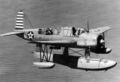 Гидроплан OS2U-2 Kingfisher в полете (1942)