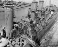 Центральная часть крейсера USS Detroit. Верфь Мэйр Айленд, 15 августа 1942 г.