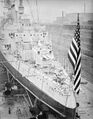 Крейсер USS Trenton в Южном доке Бостона, 6 декабря 1931 г.