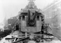 Ремонт носовой 152-мм башни USS Marblehead. Нью-Йорк, июнь 1942 г.
