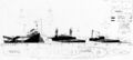 Схема камуфляжа Ms-33/2F крейсеров типа Omaha (использовалась на USS Concord и USS Trenton), 3 июня 1944 г. Левый борт. Копия подлинного эскиза