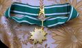 Знак II и III класса ордена Золотого коршуна. Современная копия. Реверс.