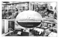 Открытка с интерьерами HMT Oxfordshire (1957): 1-й класс (гостиная, каюта и столовая), а также 2-й класс (детская комната).