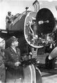 Радар SCR-720, установленный в носовом обтекателе P-61C "Black Widow"