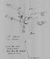 Схема торпедной атаки на конвой 19 ноября 1943 года (USS Harder Report of Third War Patrol)