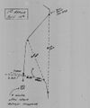 Схема торпедной атаки 13 апреля 1944 (USS Harder Report of Fourth War Patrol)