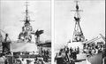 HMS Penelope на верфи в Нью-Йорке, август 1942 г.
