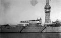 Кормовые 356-мм башни USS Pennsylvania. На возвышенной - две 76-мм/50 зенитки и взлетная платформа, на грот-мачте установлена рубка. Начало 1920-х гг.