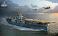 Авианосец USS Intrepid в игре WOWs