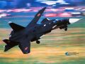 Самолёт-аналог С-37 «Беркут» (известен также под обозначением Су-47) в полёте