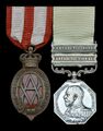 «Полярная медаль» с двумя планками «1914-16», «1917»
