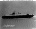 USS Princeton находится в реке Дэлавер, недалеко от военно-морской верфи Филадельфия, штат Пенсильвания, 28 марта 1943.