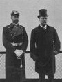 Принц Генрих Прусский и Теодор Рузвельт в Нью-Йорке. 1902 год.
