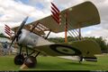 Реконструкция Sopwith Pup с ракетами, использовавшимися против дирижаблей