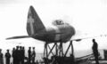 Re.2000C на катапульте линкора Vittorio Veneto