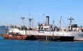 SS Red Oak Victory в доке в Ричмонде
