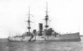 Корабль перед буксировкой к месту разборки 1914 год