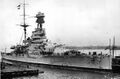 HMS Revenge в Портсмуте, 1935 год