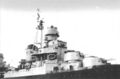 Носовая надстройка и башни главного калибра крейсера Scipione Africano, 5 марта 1944 г.