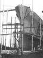Корпус Scipione Africano на стапеле за день до спуска на воду, 11 января 1941 г.