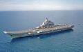 «Адмирал Кузнецов» принимает на палубу американский вертолёт SH-60. Средиземное море, январь 1996 года