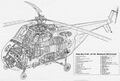 Компоновочная схема Sikorsky H-19/S-55