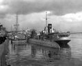 Подводная лодка «С-18» в Неве,начало 1950-х г.г.