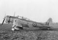 Один из девяти Douglas SBD Dauntless, отправленных в Великобританию, 1943 г.