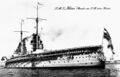 Линкор SMS Kaiser во время парада