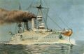 Броненосный крейсер SMS Prinz Heinrich.